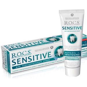 Rocs SENSITIVE Зубная паста Восстановление и Отбеливание 94 г