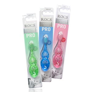 Рокс/Rocs зубная щетка PRO Baby для детей от 0 до 3 лет