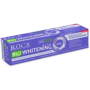 Рокс зубная паста BIOWhitening Безопасное отбеливание 94г