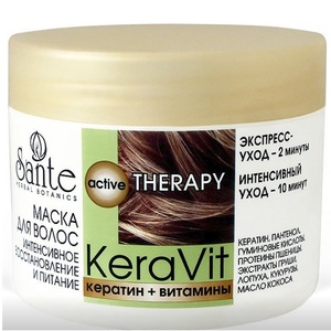Sante Маска для волос интенсивное восстановление и питание KeraVit 300мл