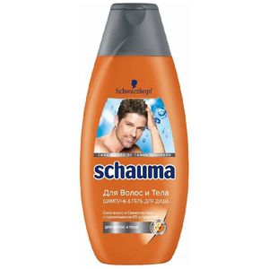 Schauma Шампунь-гель для душа для волос и тела для мужчин 380мл