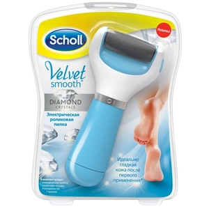 Scholl Электрическая роликовая пилка для удаления огрубевшей кожи стоп