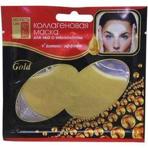 Secrets Lan Коллагеновая маска для лба с биозолотом Gold 8г