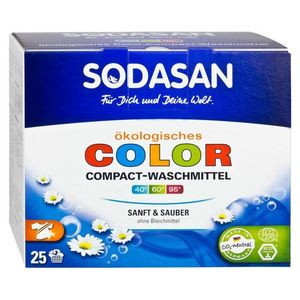 SODASAN Стиральный порошок-концентрат для стирки изделий из цветных тканей 1,2 кг