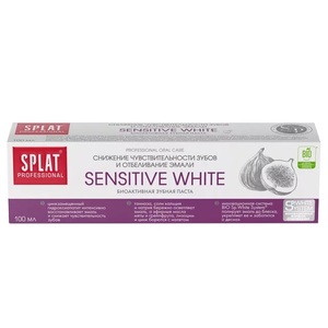Splat Professional зубная паста Сенситив отбеливание Sensitive white 100мл