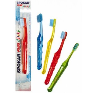 Spokar Plus extra soft Детская зубная щетка до 6 лет экстра мягкая
