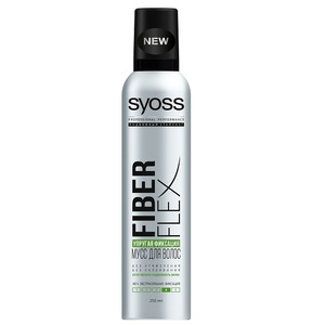Syoss FiberFlex Упругая Фиксация мусс  для волос экстрасильной  фиксации 250 мл
