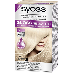 Syoss Gloss Sensation Краска для волос 10-1 Кокосовое пралине 115 мл