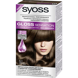 Syoss Gloss Sensation Краска для волос 5-1 Темный капучино 115 мл