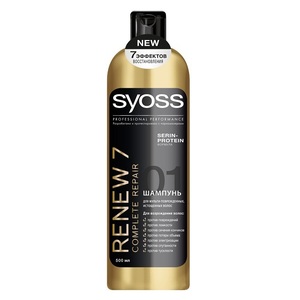 Syoss RENEW7 Шампунь для мульти-поврежденных истощенных волос 500мл