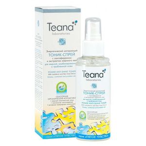 Teana/Теана Энергетический витаминный тоник- спрей с экстрактом микроводоросли и ДНК 125мл