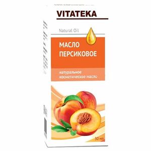 Витатека масло персиковое косметическое с витаминно-антиоксидантным комплексом 30мл