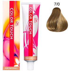 Wella COLOR TOUCH Тонирующая крем-краска без аммиака 7/0 блонд 60мл