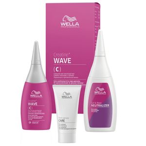 Wella CREATINE+ WAVE(C) Набор для окрашенных и чувствительных волос 30/75/100