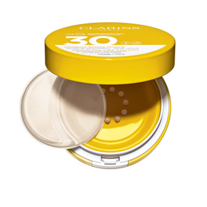 CLARINS Cолнцезащитный флюид для лица с легким тоном Compact Solaire Mineral Visage SPF 30