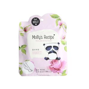 DEAR MOLLY Отшелушивающая маска для ног с экстрактом розы "Рецепты Молли"
