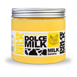 DOLCE MILK Гель-скраб для душа Молоко и Банан