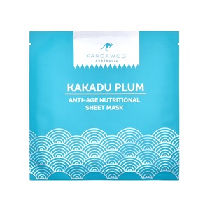 KANGAWOO Тканевая антивозрастная питательная маска для лица "KAKADU PLUM"