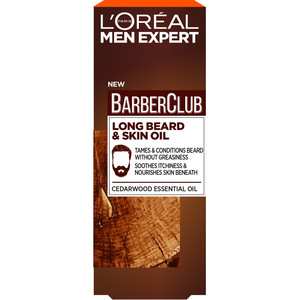 L'OREAL PARIS Men Expert Barber Club Гель-масло для длинной бороды, смягчающее, с маслом кедрового дерева