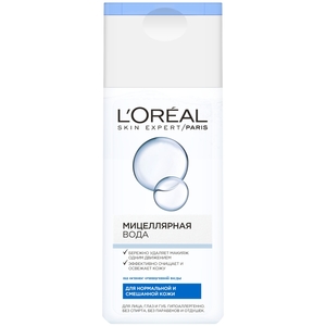 L'ORÉAL PARIS Мицеллярная вода для снятия макияжа, для нормальной и смешанной кожи