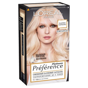 L'ORÉAL PARIS Стойкая краска для волос "Preference, Платина Ультраблонд"