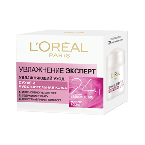 L`OREAL Увлажняющий уход Увлажнение Эксперт для сухой и чувствительной кожи