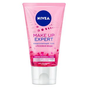 NIVEA Мицеллярный гель для лица + розовая вода MAKE UP EXPERT
