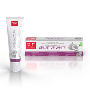 SPLAT Зубная паста PROFESSIONAL SENSITIVE WHITE