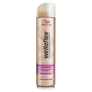 WELLA Wellaflex Лак для укладки волос "Для чувствительной кожи головы" сильной фиксации