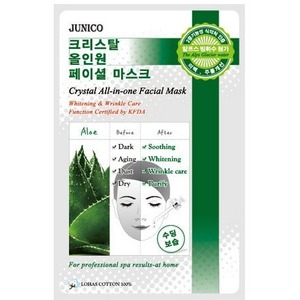 c  Mijin Cosmetics Junico Crystal Allinone Facial Mask Aloe