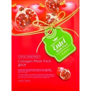 Entel Pomegranate Collagen Mask Pack