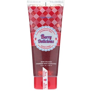 Etude House Berry Delicious Strawberry Body Scrub And Wash