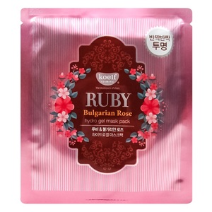 Koelf Ruby and Bulgarian Rose Hydro Gel Mask Pack