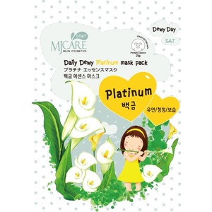 Mijin Cosmetics Mj Care Daily Dewy Platinum Mask Pack