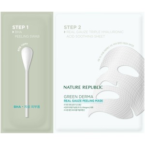 Nature Republic Green Derma Real Gauze Peeling Mask BHA