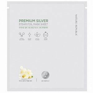 Nature Republic Premium Silver Steam Foil Mask Sheet