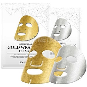 Secret Key Gold Wrapping Foil Mask