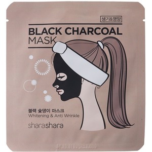 Shara Shara Charcoal Mask Whitening amp Anti Wrinkle