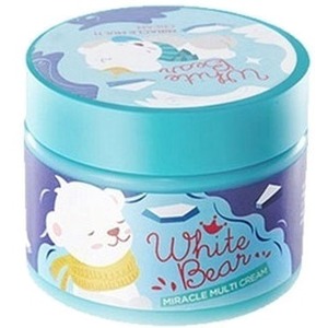 Shara Shara Miracle Multi Cream white Bear
