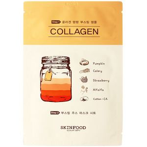 Skinfood Boosting Juice Step Mask Sheet Collagen