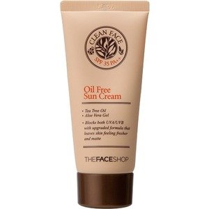 The Face Shop Clean Face Oil Free Sun Cream SPF PA