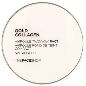 The Face Shop Gold Collagen Ampoule Twoway Pact