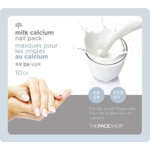 The Face Shop Milk CalciumandProteine Nail Pack