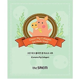 The Saem Green Pig Collagen Gel  Mask Sheet