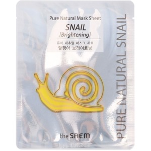 The Saem Pure Natural Mask Sheet Snail Brightening
