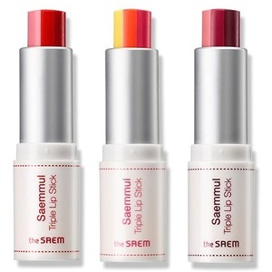 The Saem Saemmul Triple Lipstick
