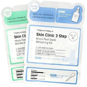 Tony Moly Skin Clinic  Step Micro Peel Swab Kit