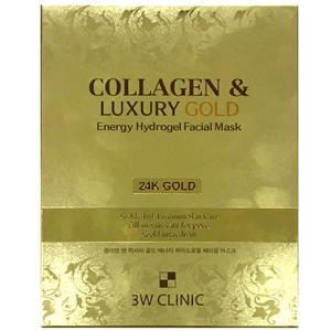W Clinic Collagen and Luxury Gold Energy Hydrogel Facial Mask