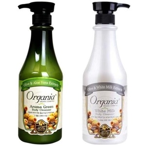 White Cospharm Organia Aroma Green Body Cleanser