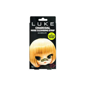 4Skin Очищающие от черных точек угольные полоски "Luke Charcoal Nose Cleansing Strip" 10 шт. (4Skin, Для лица)